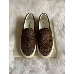 Madewell calf hair slip on shoes Size 6.5